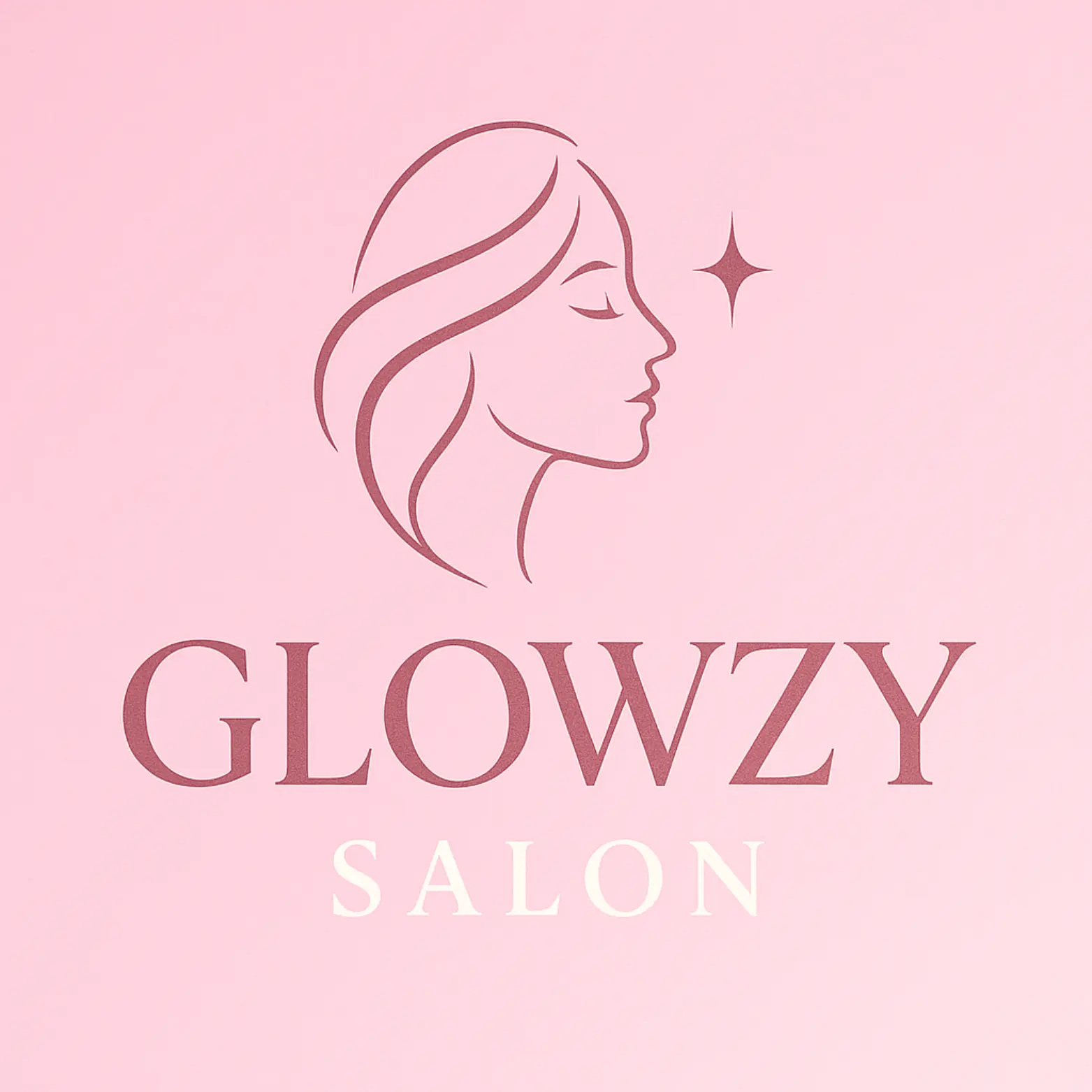 glowzy salon logo